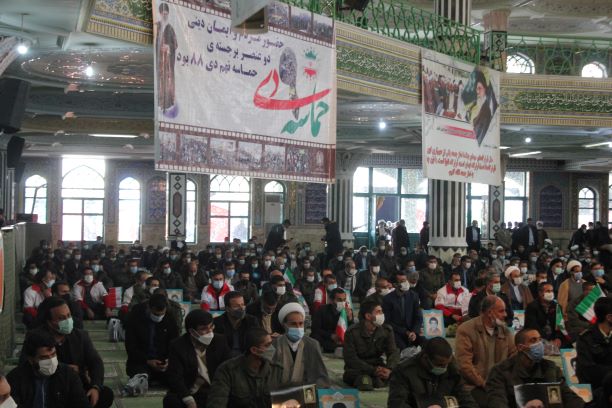 بچه هاي مسجد همگام با ملت هميشه در صحنه چهارمحال و بختياري حماسه 9 دي را گرامي داشتند