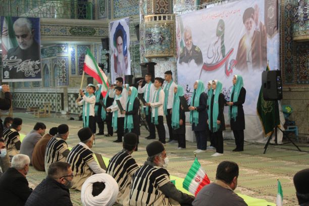 بچه هاي مسجد همگام با ملت هميشه در صحنه چهارمحال و بختياري حماسه 9 دي را گرامي داشتند